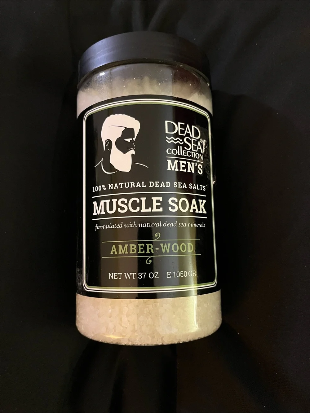 Dead Sea Collection Mens Amber-Wood Dead Sea Salts Muscle Soak 37 oz